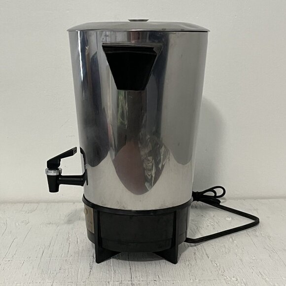 Vintage American Hardware Automatic 30 Cup Coffee Pot Percolator. WORKS GOOD - Picture 5 of 13